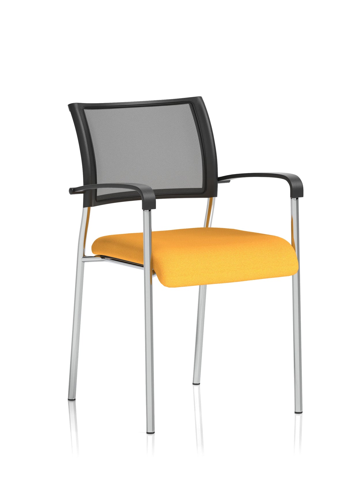 Brunswick Medium Back Stacking Visitor Office Chair Bespoke KCUP0077