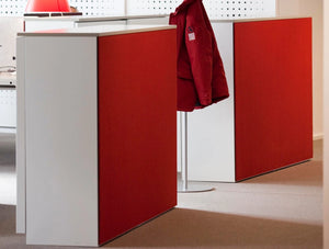 Buzziback Acoustic Wall Panel 3 In Orange At Office Setting