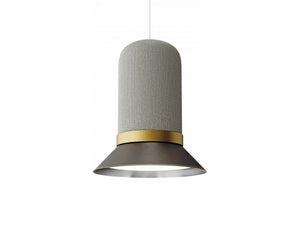 Buzzihat Extra Large Acoustic Pendant Ceiling Light Shades Of Grey And Gold Ring
