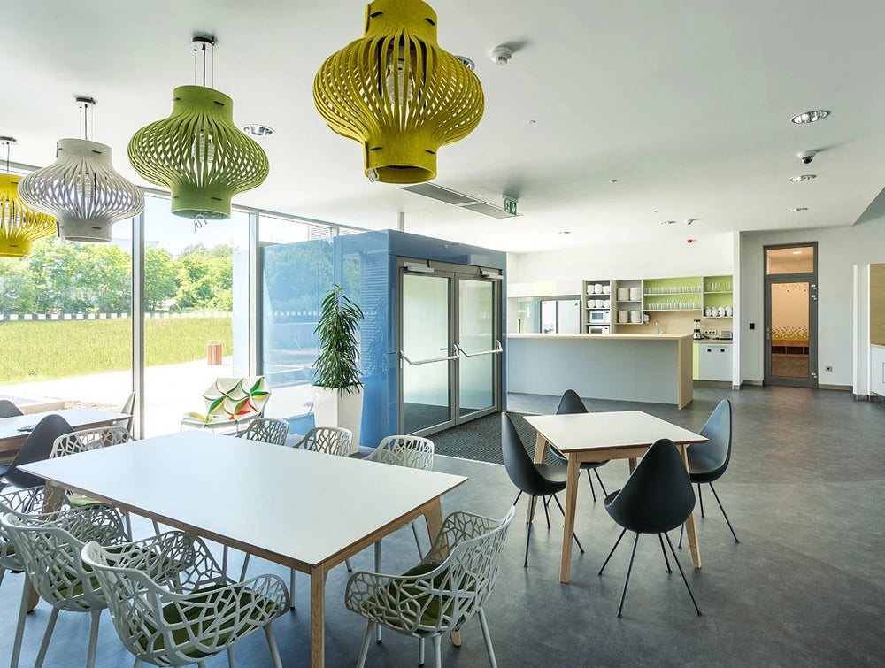 Buzzilight Mono Decorative Acoustic Ceiling Light Green Office Kitchen