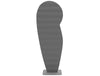 Buzziplant Doldi Freestanding Acoustic Ribbed Panel In Grey