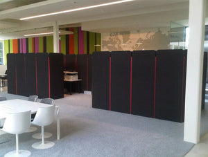 Buzziscreen BuzziScreen Modular Freestanding Acoustic Room Divider - Radius Office ...