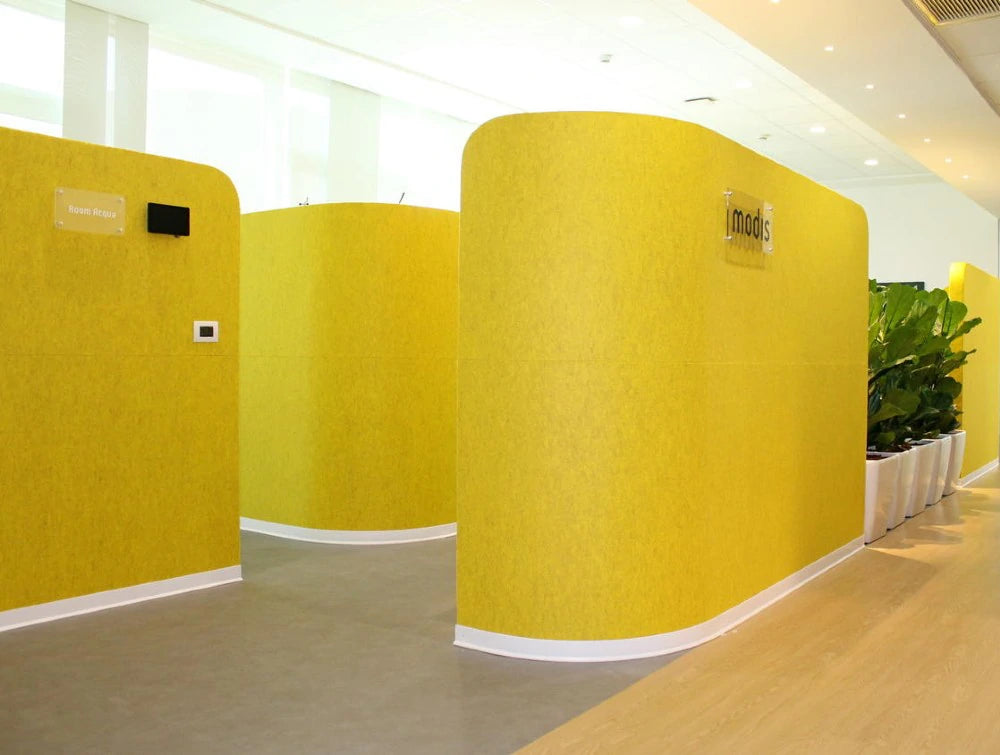Buzziskin Acoustic Wallpaper 4 In Yellow