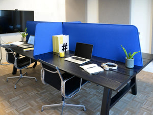 Buzzispace Desk Cross Acoustic Tabletop Screen Individual Workstation