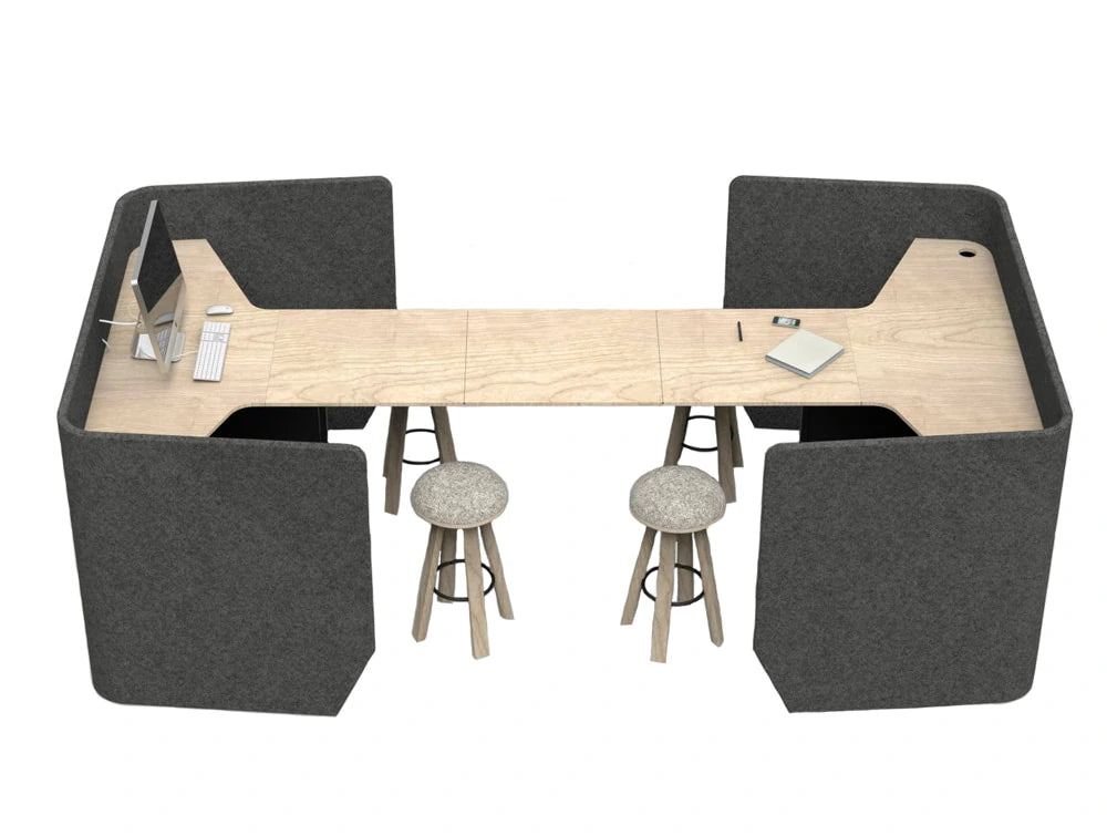 BuzziVille Modular Freestanding Acousti Configuration Pod
