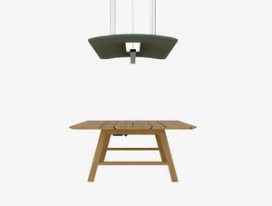 Buzzizepp Led Light 6 In Green Over Wood Top Table