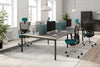 C Sense Bench Desk with Mesh Back Armchair