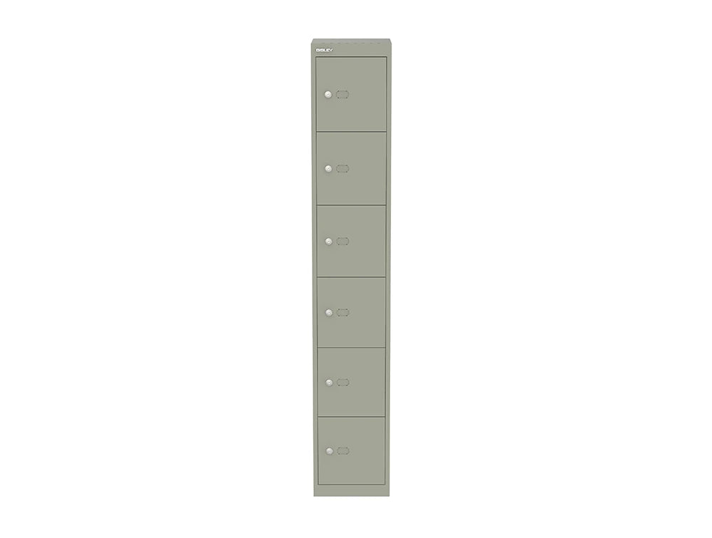 CLK Lockers with 6 Doors 305D Goose Grey 2