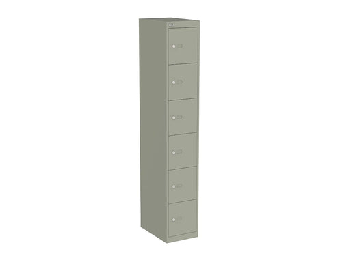 CLK Lockers with 6 Doors Goose Grey