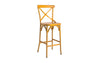 Cafe Bar Stool Vintage Yellow