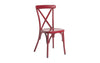 Cafe Side Chair Vintage Red