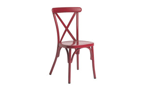 Cafe Side Chair Vintage Red