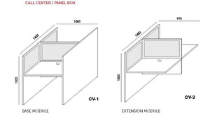 Call Centre Bench Desk Dimensions