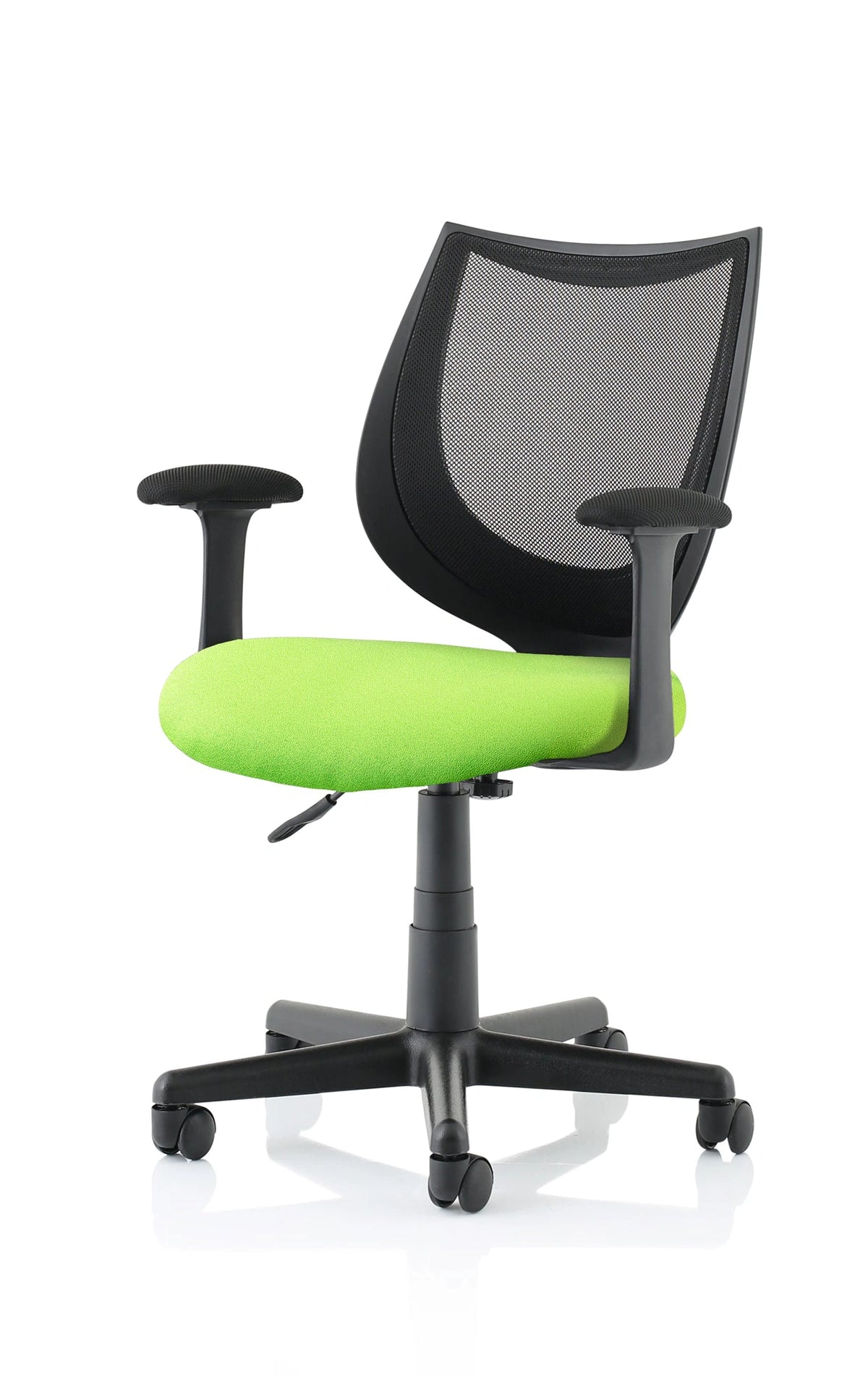 Camden Medium Back Black Mesh Task Operator Office Chair With Arms KCUP1517 1