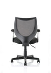 Camden Medium Back Black Mesh Task Operator Office Chair With Arms OP000238 4