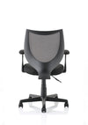 Camden Medium Back Black Mesh Task Operator Office Chair With Arms OP000238 4