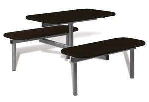 Canteen Cu37 Wooden Bench Seating With Table 2