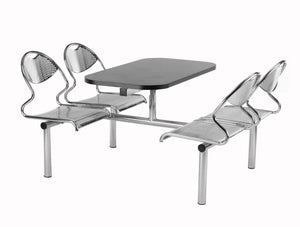 Canteen Cu45 Metal Seating With Table