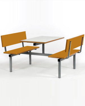 Canteen Cu47 Wooden Bench Seating With Table