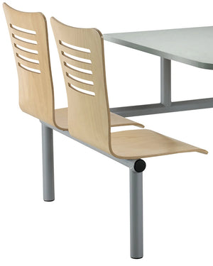 Canteen Cu67 Wooden Seating With Table 2