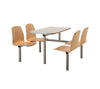 Canteen Cu71 Wooden Seating With Table