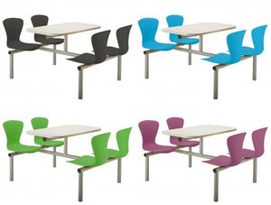 Canteen Cu80 Polypropylene Seating With Table 2