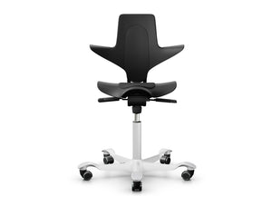 Hag Capisco 8010 Ergonomic Chair In Black Plastic Seat And Backrest