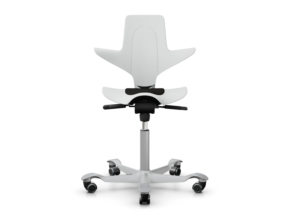 Hag Capisco 8010 Ergonomic Chair In Black Plastic Seat And Backrest