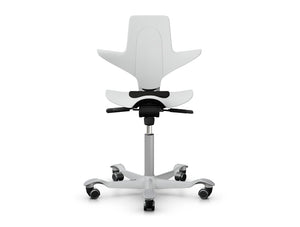 Hag Capisco 8010 Ergonomic Chair In White Plastic Seat And Backrest