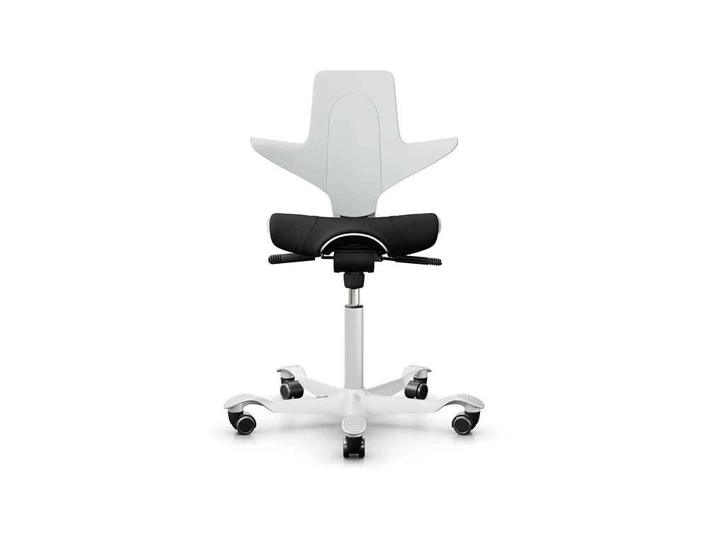 Hag Capisco 8020 Ergonomic Chair In Black Plastic Seat And Backrest