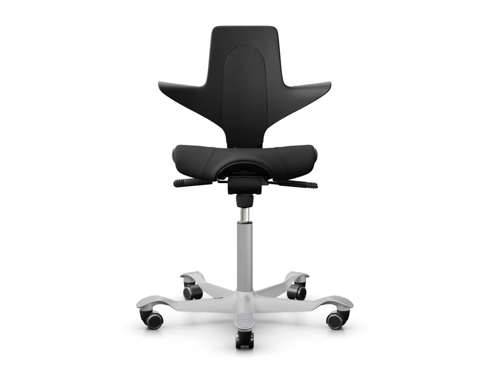 Hag Capisco 8020 Ergonomic Chair In Black Plastic Seat And Backrest