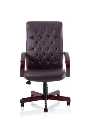 Chesterfield High Back Leather Executive Office Chair With Arms EX000004 3