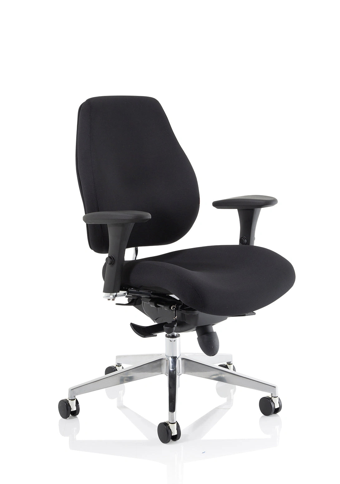 Chiro Plus High Back Ergonomic Posture Chair Black With Arms PO000001 1