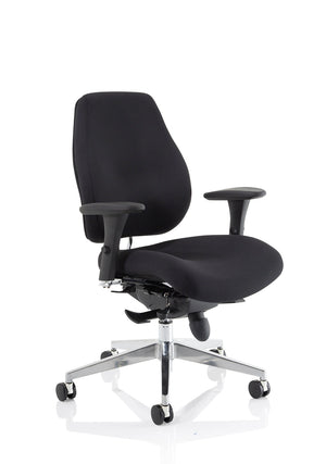 Chiro Plus High Back Ergonomic Posture Chair Black With Arms PO000001 1