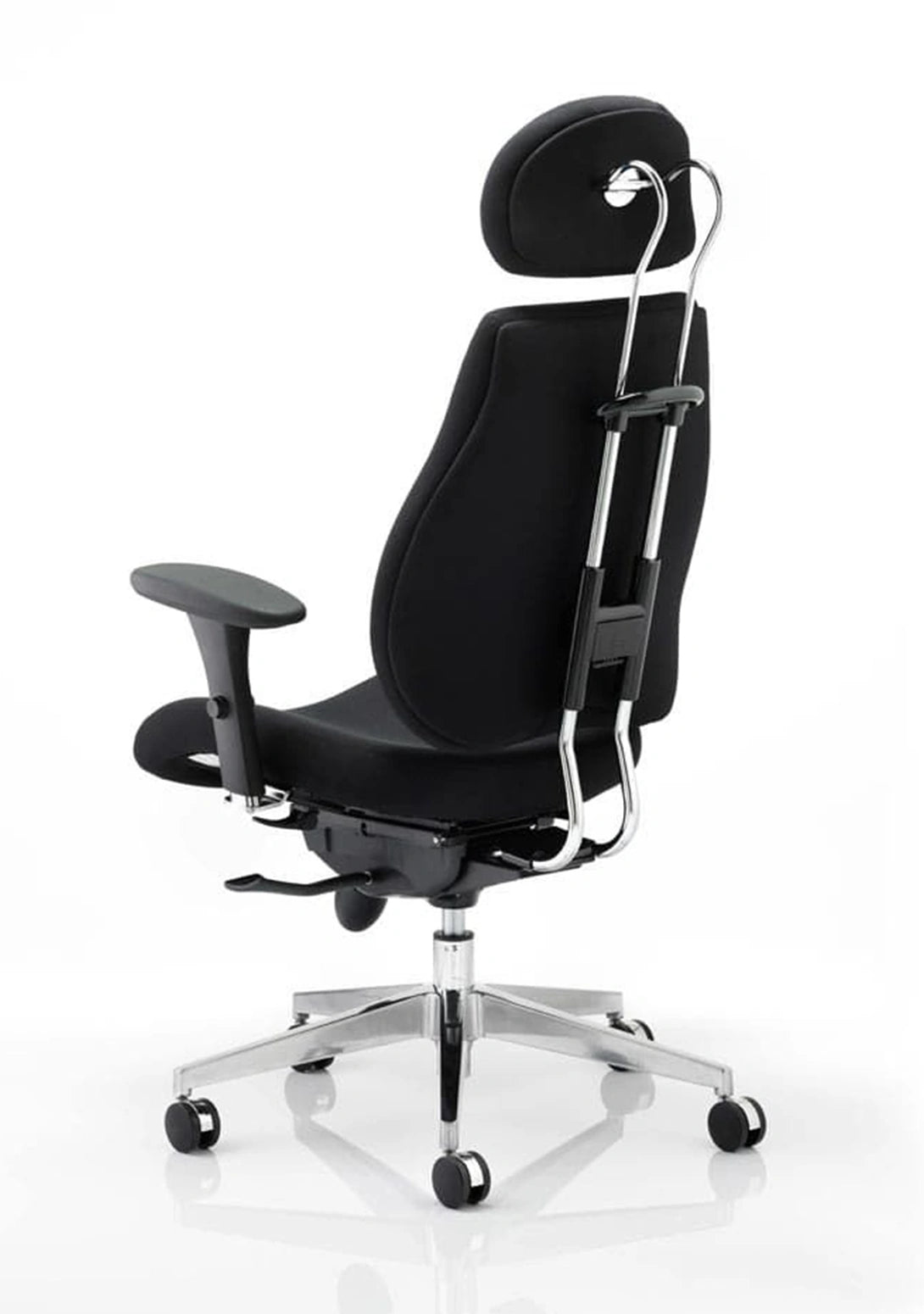 Chiro Plus High Back Ergonomic Posture Chair Black With Arms PO000002 4