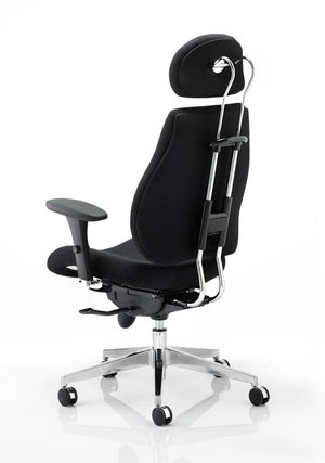 Chiro Plus High Back Ergonomic Posture Chair Black With Arms PO000002 4