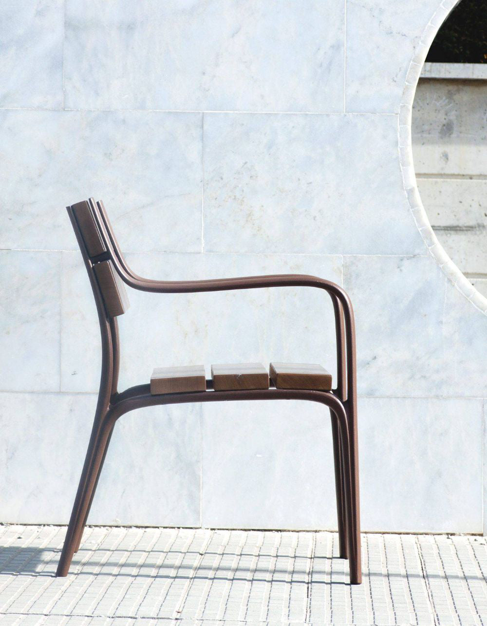 Citizen Wooden Outdoor Chair in Outdoor Setting 3