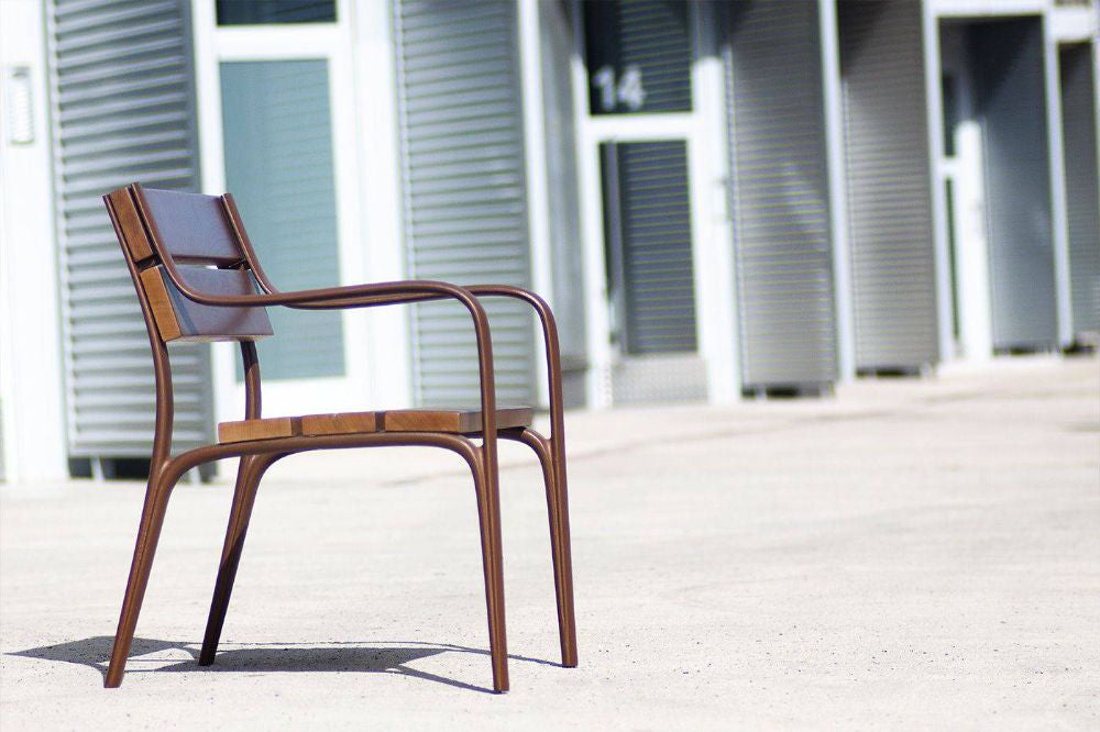 Citizen Wooden Outdoor Chair in Outdoor Setting