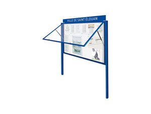 Classic Outdoor Notice Door 9 A4 in One Frames 3