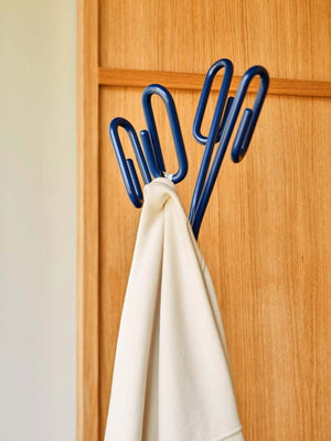 Clip Steel Coat Stand in Blue Finish 2