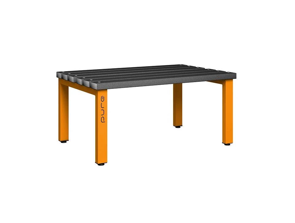 Cloakroom Standard Double-Sided Bench - Magma Black