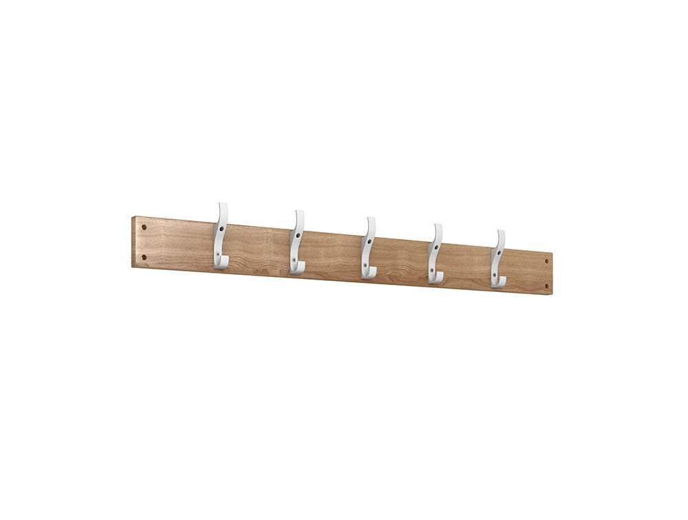Cloakroom Hookboard - Pearl Silver Beech