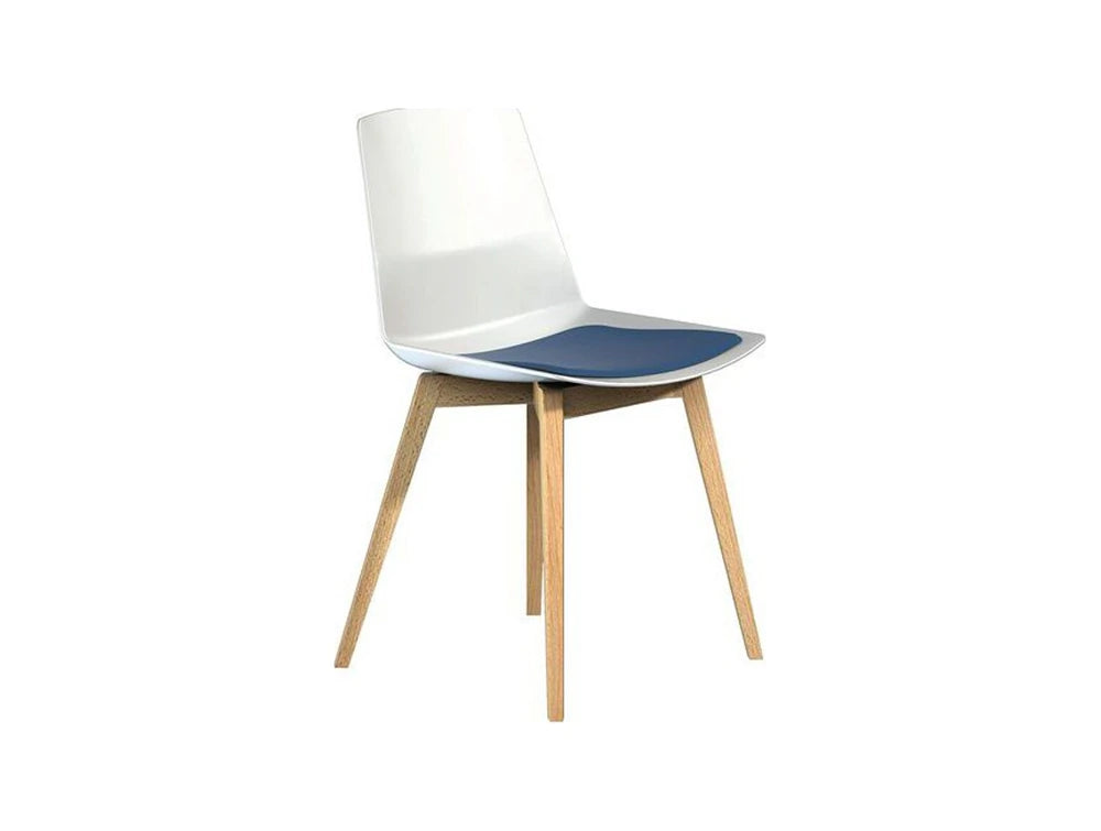 Clue Dining Chair With Wooden Legs