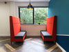 Colin Soft Seating Banquet Dining Booth with High Back 2