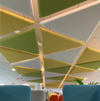 Acoustic Celing Lighting in Meeting Room