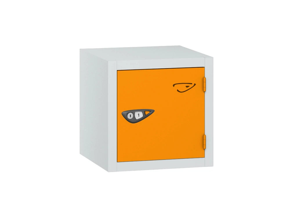 Compact Cube 1-Door Steel Locker - Arctic White Magma