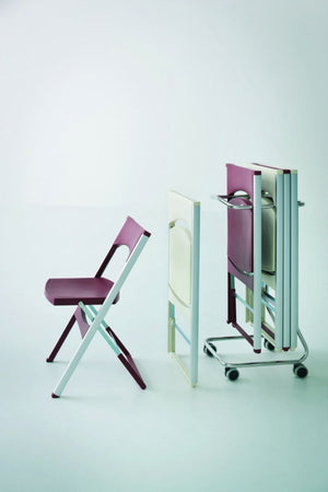 Compact Folding Chair With Trolley