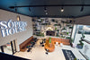 Connie Soft Seating Banquet Dining Booth in Cafe Settings