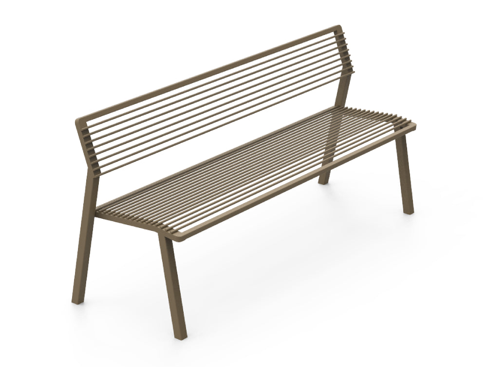 Coro Metal Outdoor Bench
