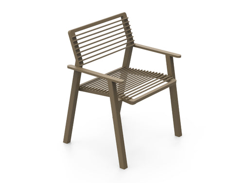 Coro Metal Outdoor Chair with Armrests